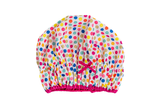 Polka Dot Bella Shower Cap